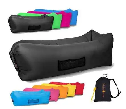 Sun Lounger Blow up Camping Lounge Chair Air Filled Inflatable Sleeping Bag Wholesale Portable Outdoor Beach Outdoor Hiking 1kgs