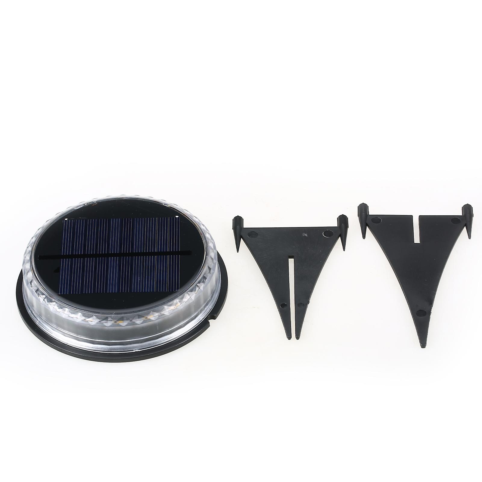 Solar Ground Lights Led Warm Light Outdoor Solar Disk Lights Ip68 Waterproof Underground Lights Solar Garden Lights Landscape Lights For Pathway Yard