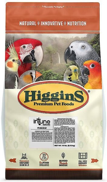 Higgins InTune Natural Macaw Food