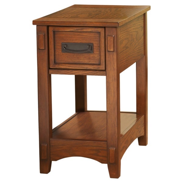 Signature Design by Ashley Breegin Brown Finish Wood Chairside End Table