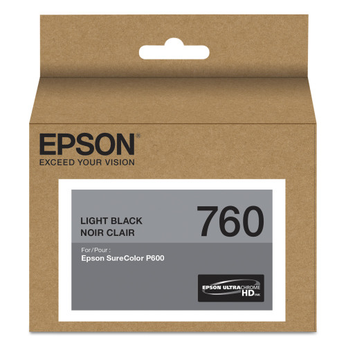  T760720 (760) UltraChrome HD Ink， Light Black