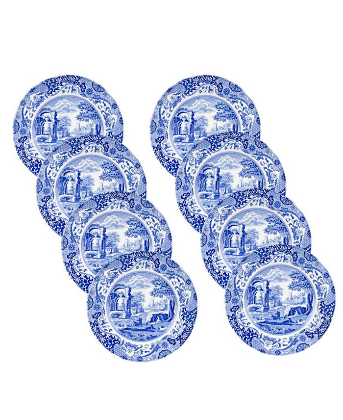 Spode Italian 8 Salad Plates Service for 8