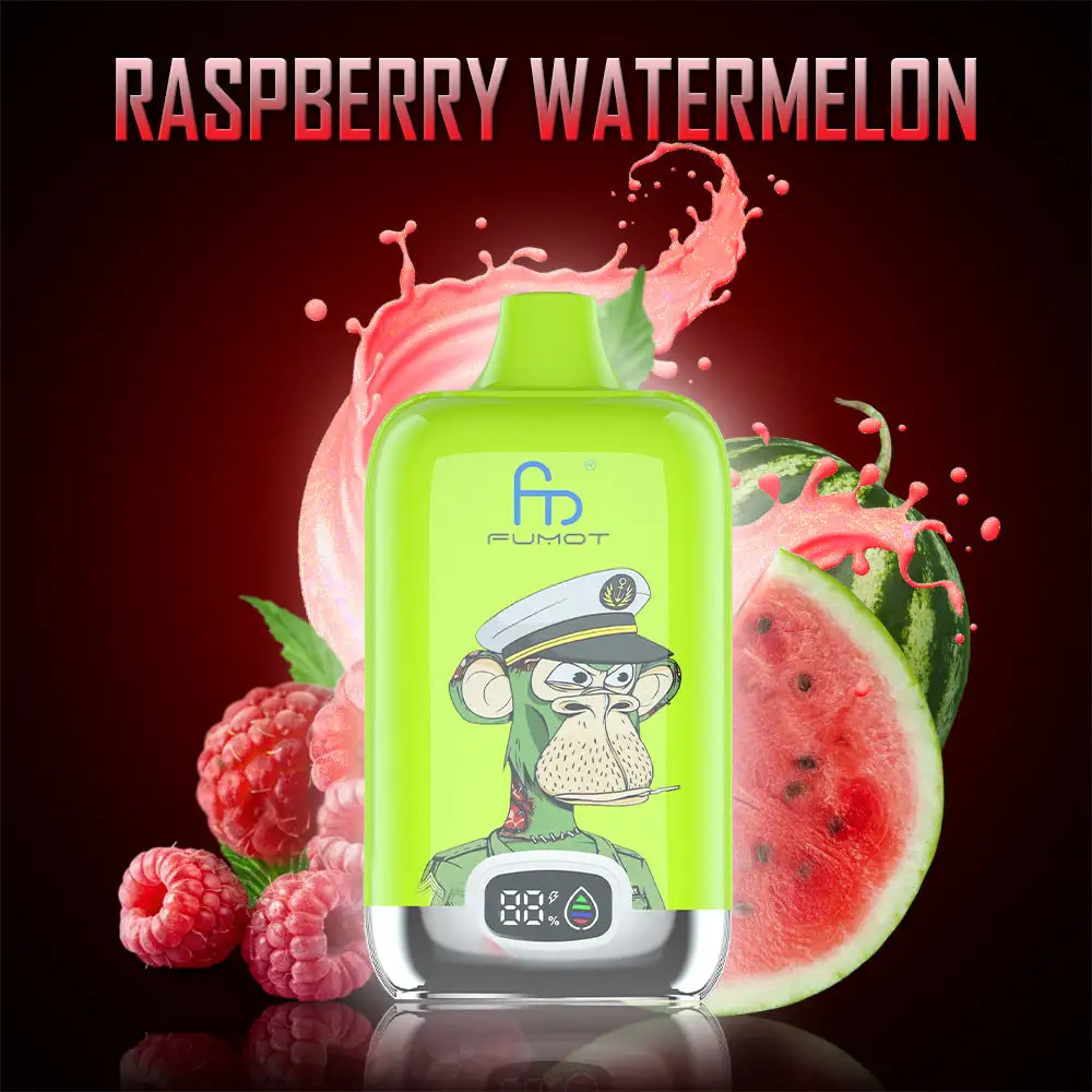 Fumot Tornado Digital Box 12000 Puffs - Raspberry Watermelon