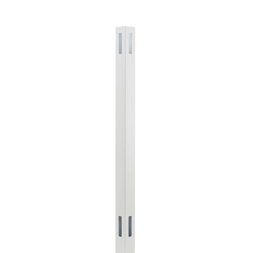 Veranda 5 in. x 5 in. x 9 ft. White Vinyl Pro Fence Corner Post 245316