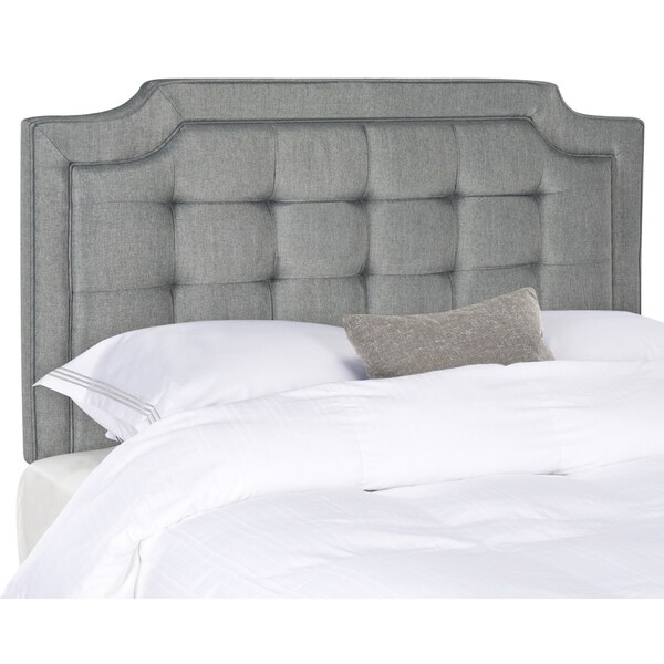 SAFAVIEH Saphire Grey Upholstered Tufted Headboard (Queen) - - 11923950