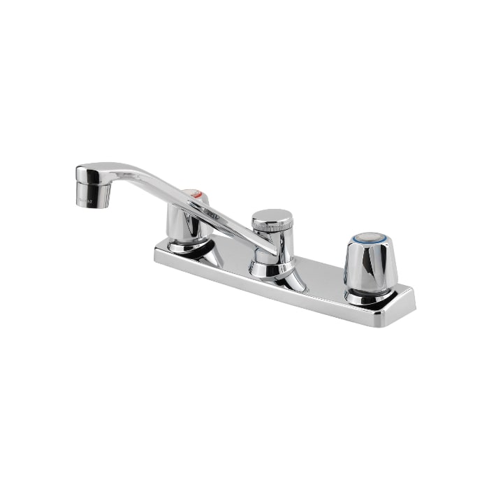 Pfister Pfirst Series 2-Handle Kitchen Faucet in Polished Chrome