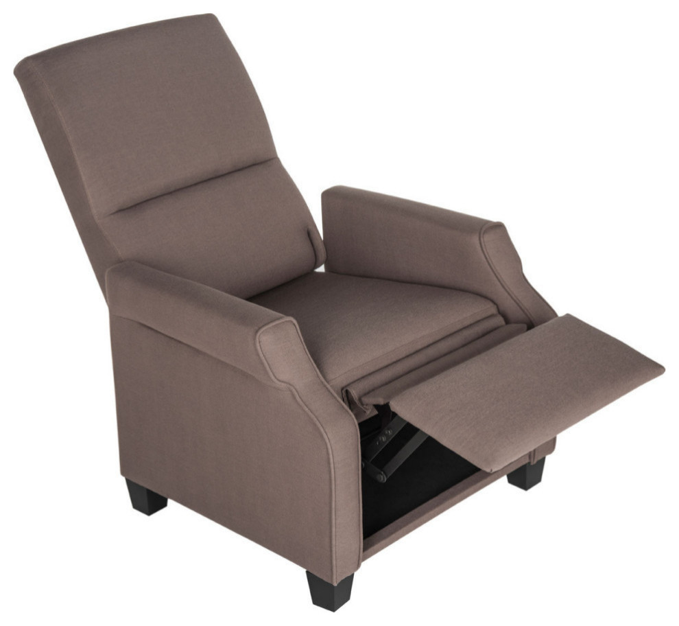 Lee Recliner Chair  Dark Taupe   Transitional   Recliner Chairs   by Rustic Home Furniture Deco  Houzz