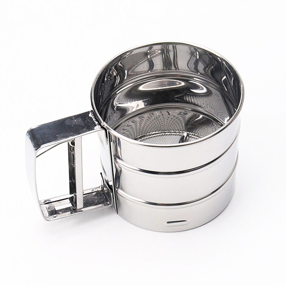 1 Pack Stainless Steel Flour Sifter   Baking Tool