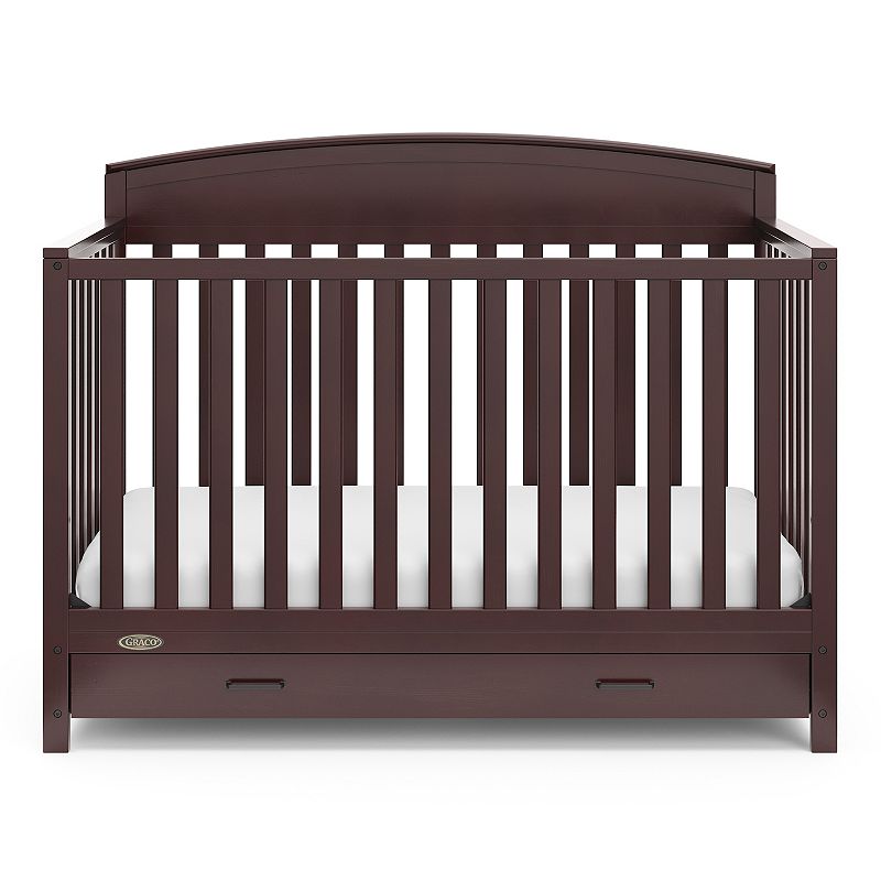 Graco Benton 5-in-1 Convertible Crib with Drawer - Espresso