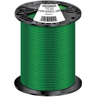 Cerrowire 500 ft. 6 Gauge Green Stranded Copper XHHW-2 Wire 1171-4205J