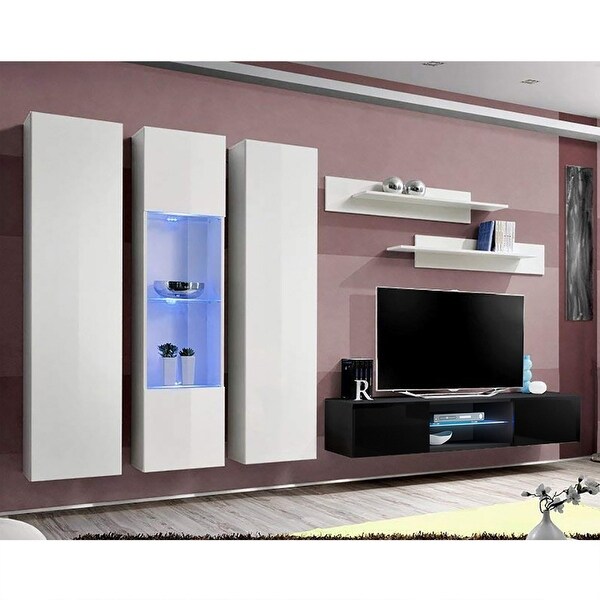 Fly C5 33TV Wall Mounted Floating Modern Entertainment Center