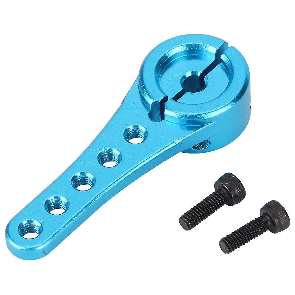 Aluminum Alloy Long Steering Servo Horn Arm 25t Fit For 1/10 1/8 1/5 Rc Car (blue)