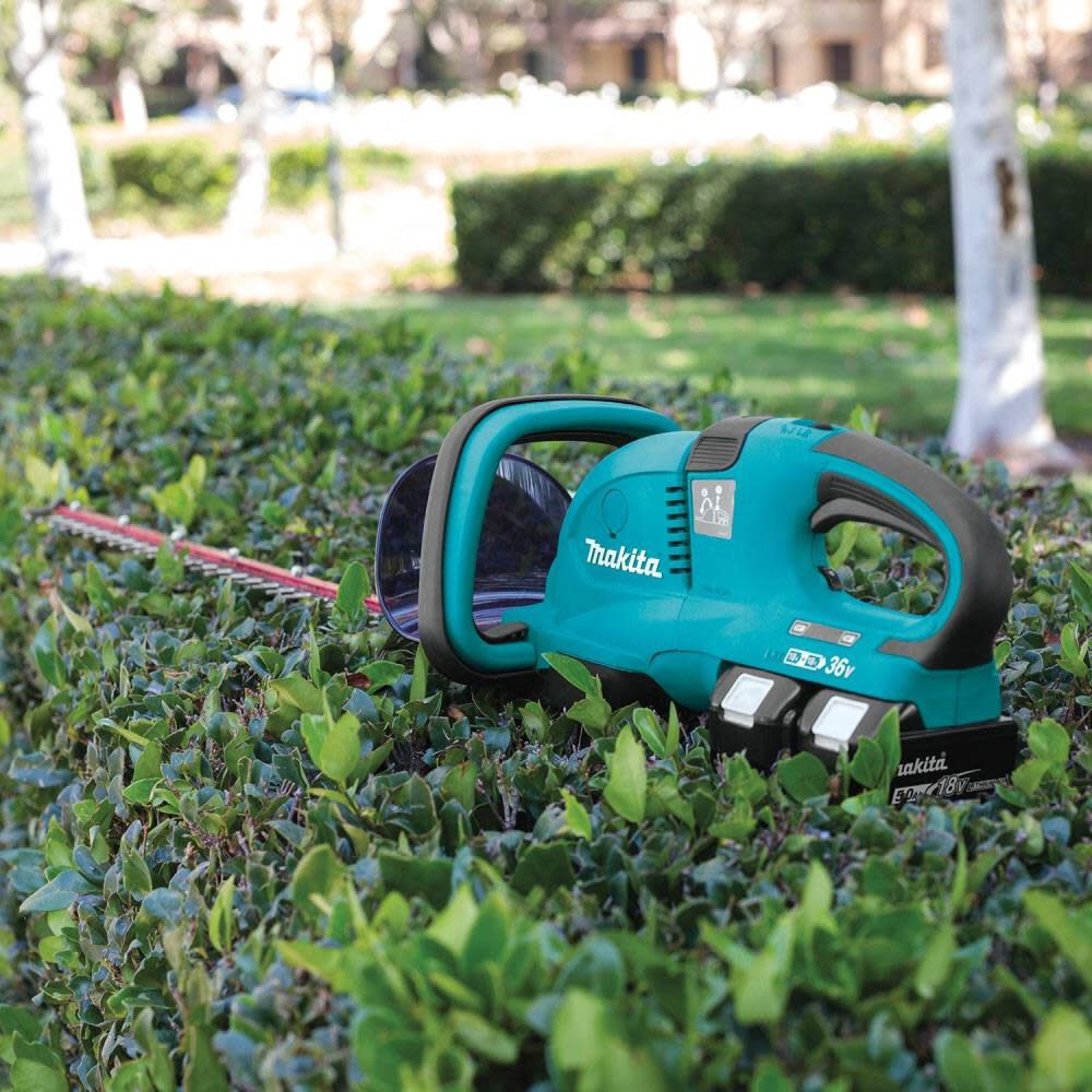 Makita 18V X2 LXT Lithium-Ion (36V) Cordless Hedge Trimmer Kit (5.0Ah) XHU04PT from Makita