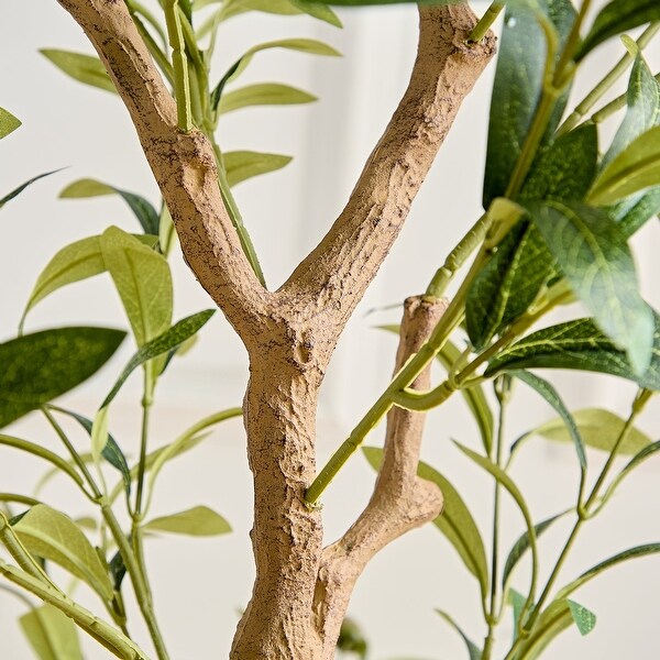 VECELO 59~71 Inch Artificial Olive Tree