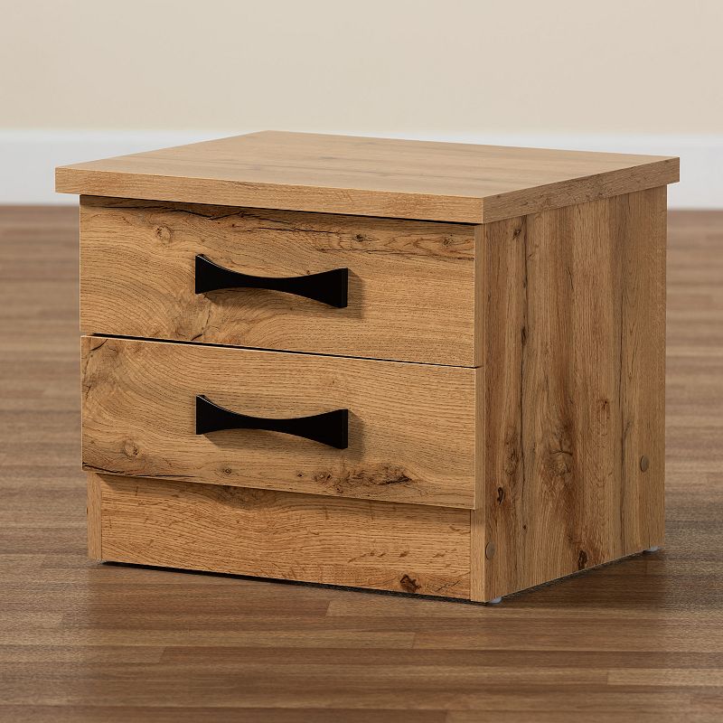 Baxton Studio Colburn Nightstand Table