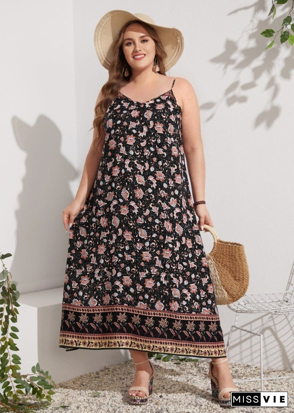 Boho Plus Size Avery Maxi Dress For Women