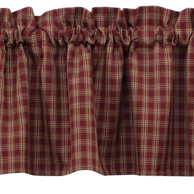 Park Designs Sturbridge Red Valance 72 x27 x27 l