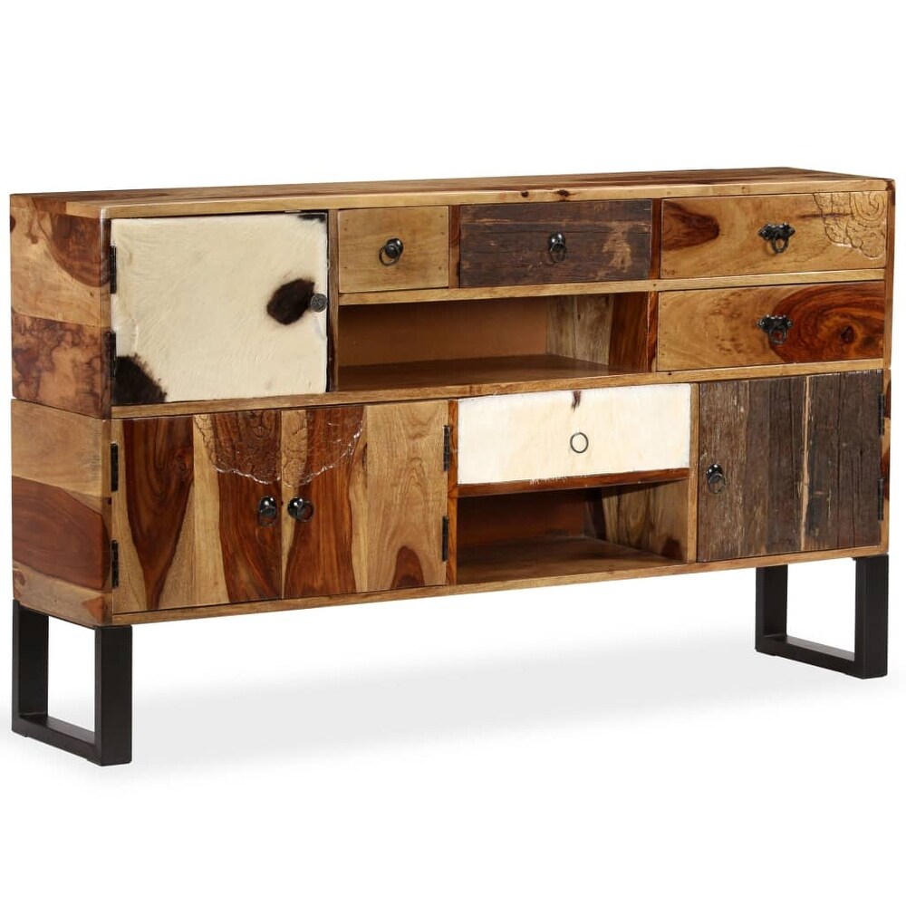 vidaXL Sideboard Solid Sheesham Wood 55.1\