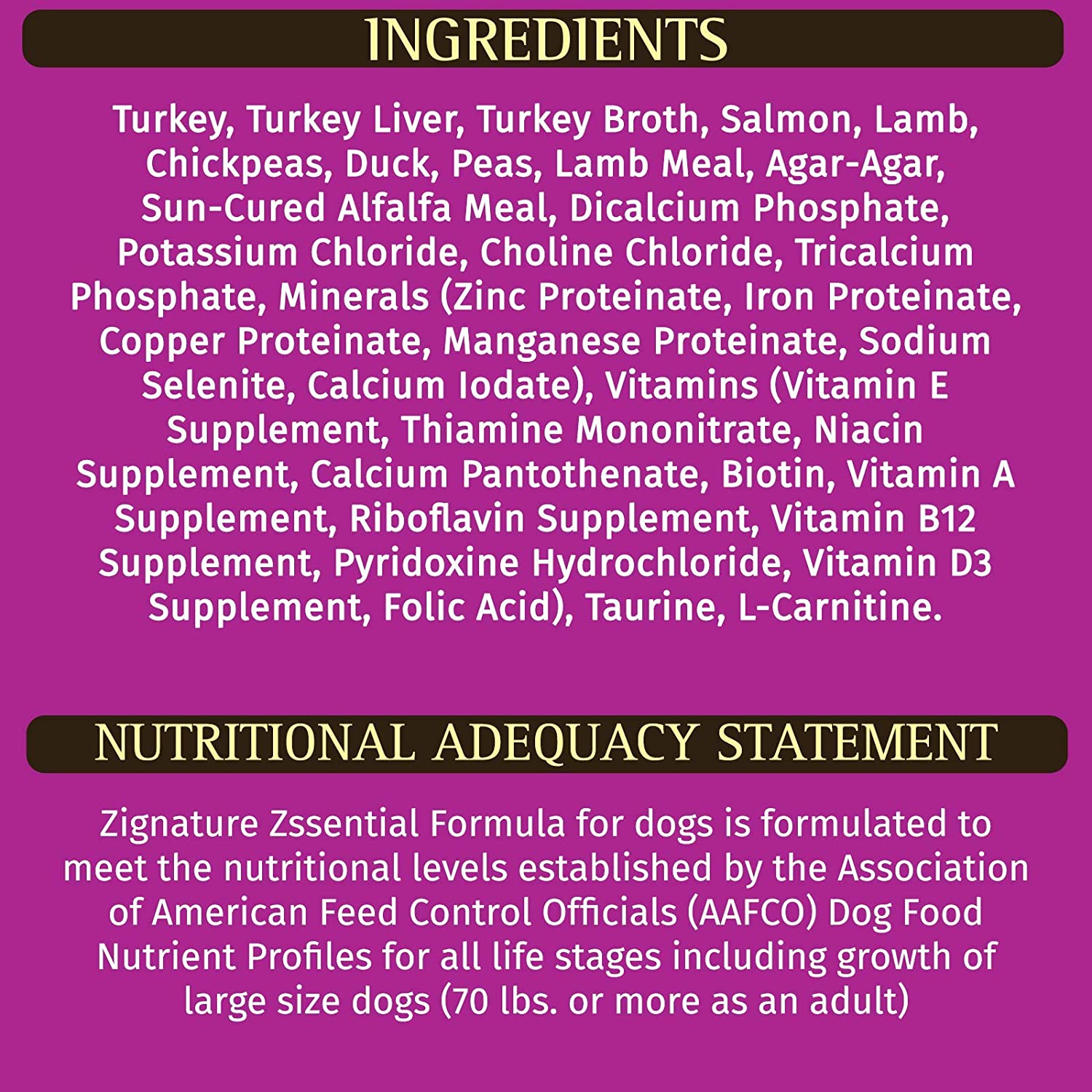 Zignature Zssential Multi-Protein Formula Grain-Free Canned Dog Food 13-oz case of 12