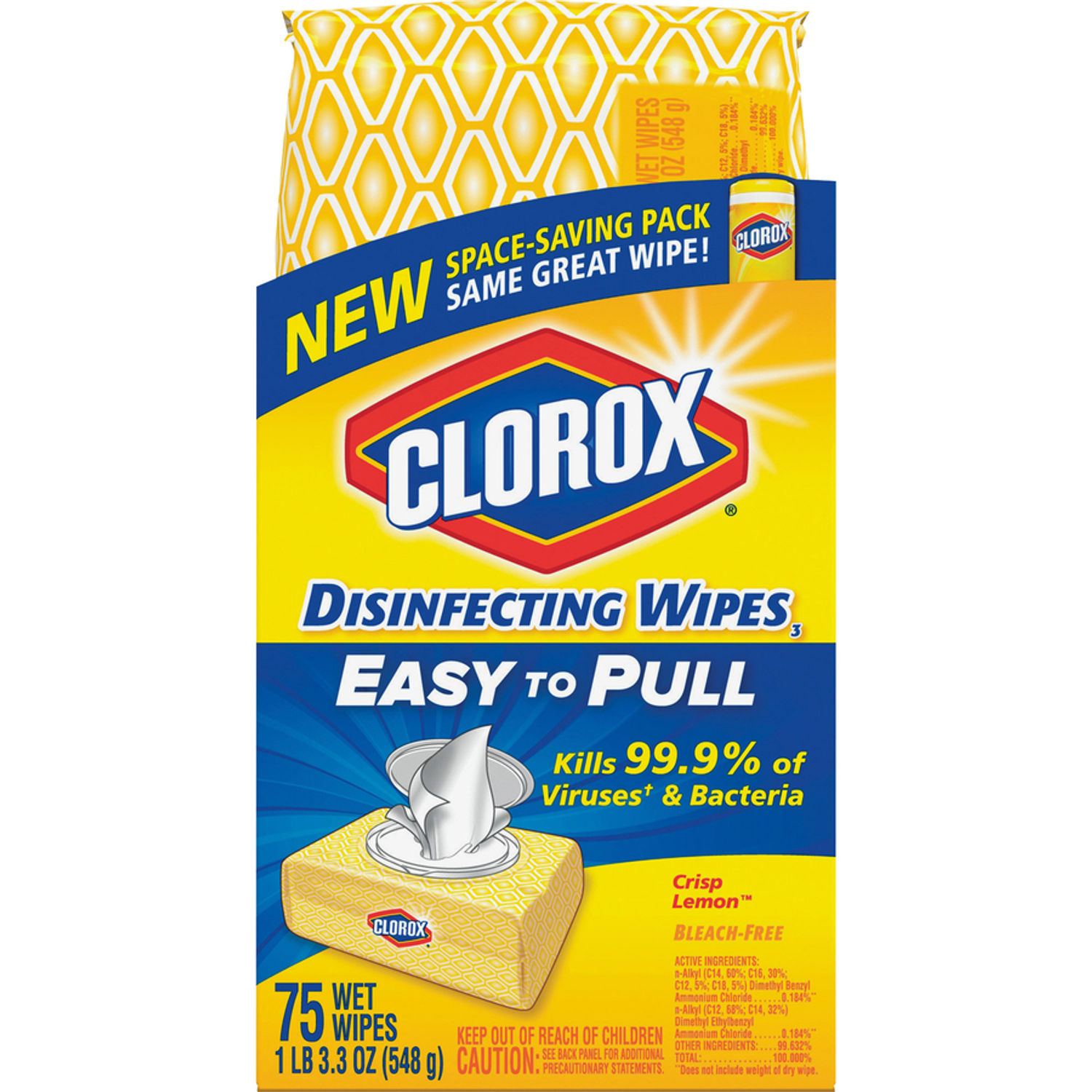 Disinfecting Wipes Flex Pack by The Clorox Company CLO31404