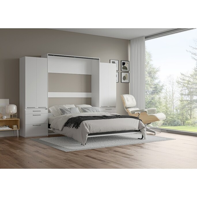 Designer Murphy Bed with Double Storage Units