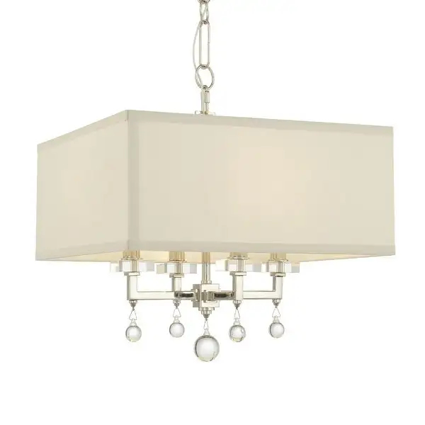 Paxton 4 Light Nickel Mini Chandelier - 16'' W x 16'' H Shopping - The Best Deals on Chandeliers