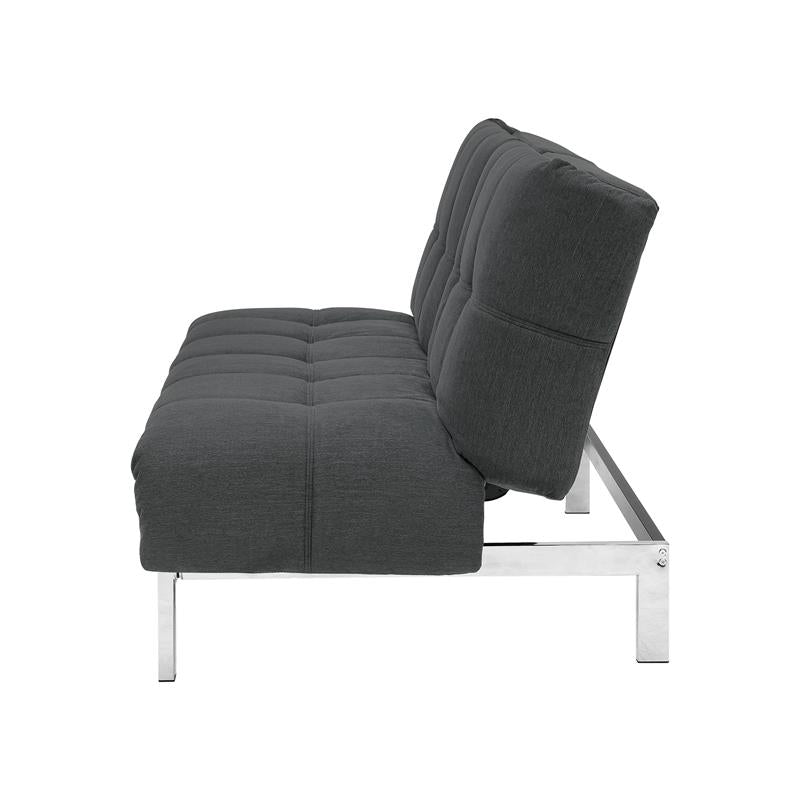 Relax-A-Lounger Winchester Sofa Convertible in Gray Fabric Upholstery