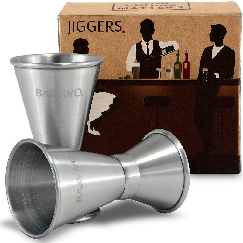 Cocktail Jigger for Bartending Shot Measure Jigger for Professional Bartenders Stainless Steel Measuring Cup Ideal for Home Bar