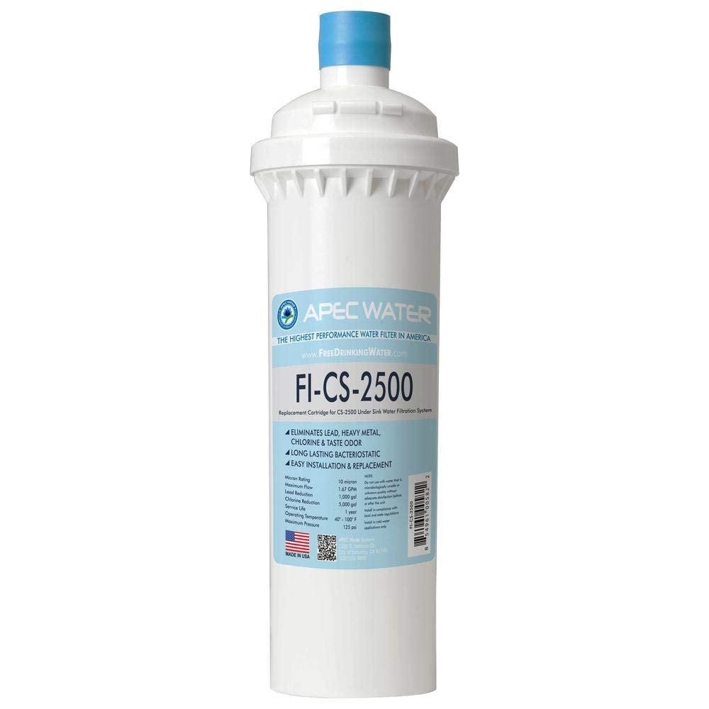 APEC CS-Series 5，000 Gal. Replacement Filter for CS-2500 High Capacity Under-Counter Water Filtration System