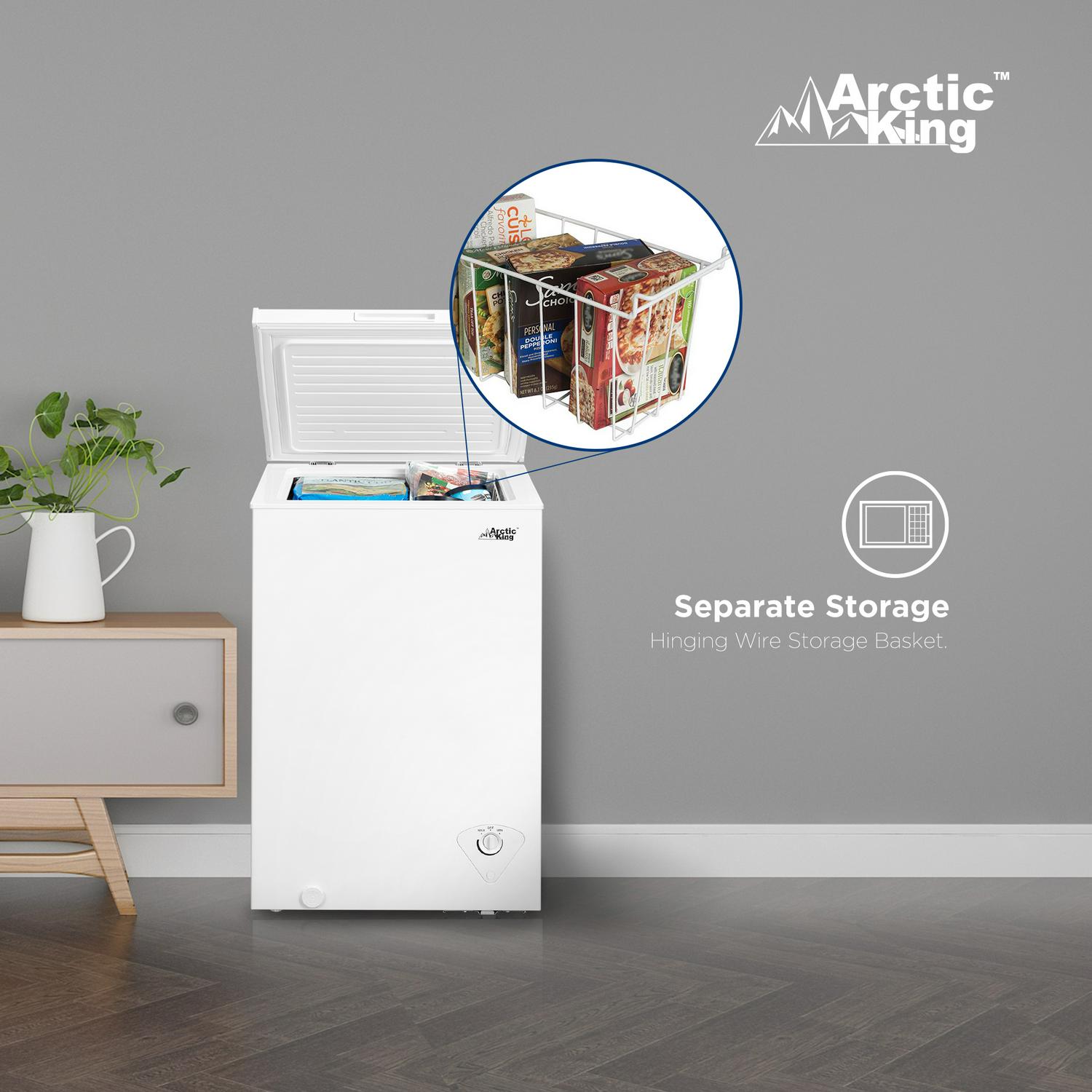 Arctic King 35 Cuft Chest Freezer White  Crowdfused