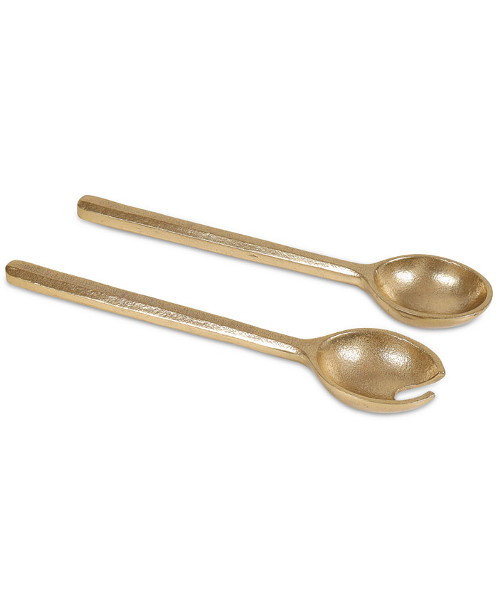 Hotel Collection Set of 2 Facet Salad Servers Created for Macys