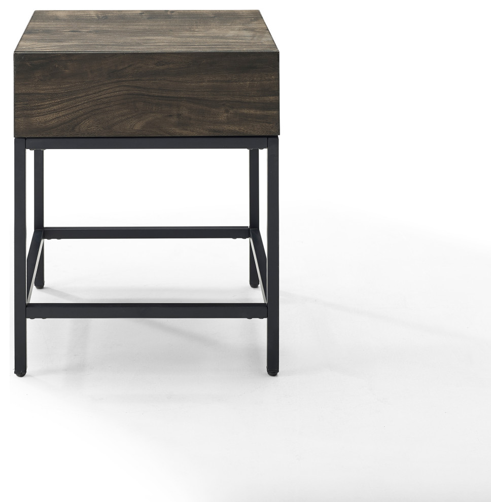 Jacobsen End Table   Industrial   Side Tables And End Tables   by Crosley  Houzz