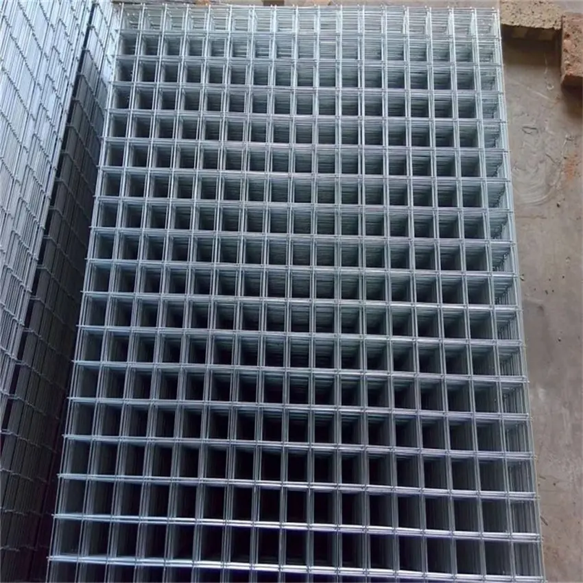 Factory supply price 100x100mm zinc galvanized welded wire mesh sheet wire mesh fence panels