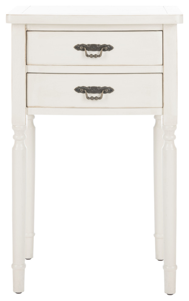 Safavieh Marilyn End Table With Storage Drawers   Traditional   Side Tables And End Tables   by Safavieh  Houzz