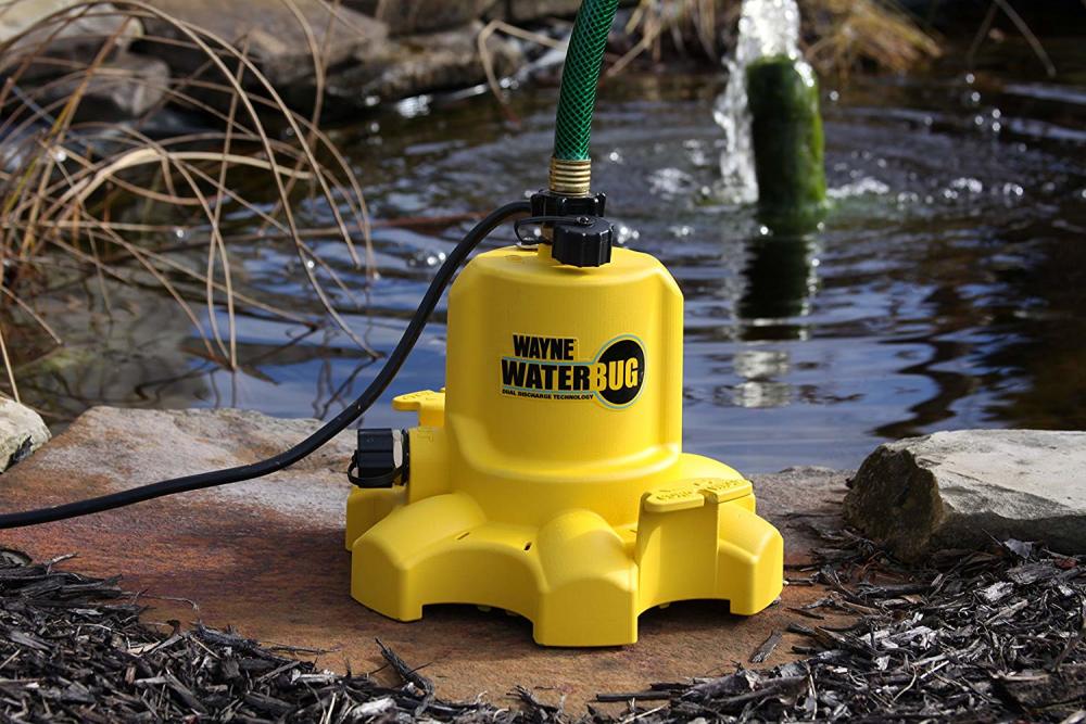 WaterBUG? Submersible Water Removal Pump with Multi-Flow Technology ;