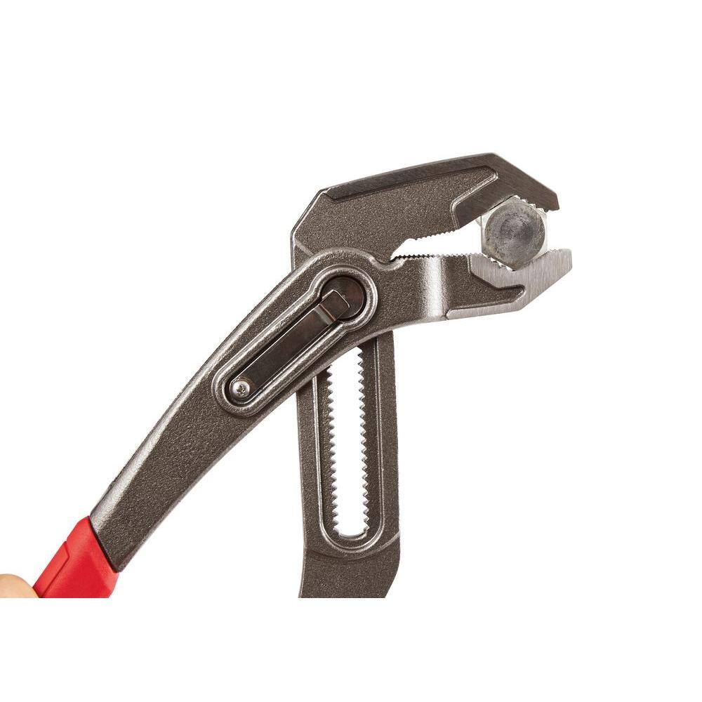 MW 10 in. V-Jaw Pliers with Comfort Grip and Reaming Handles 48-22-6210