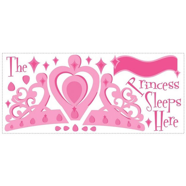 Princess Sleeps Here Peel And Stick Giant Wall Decal Roommates