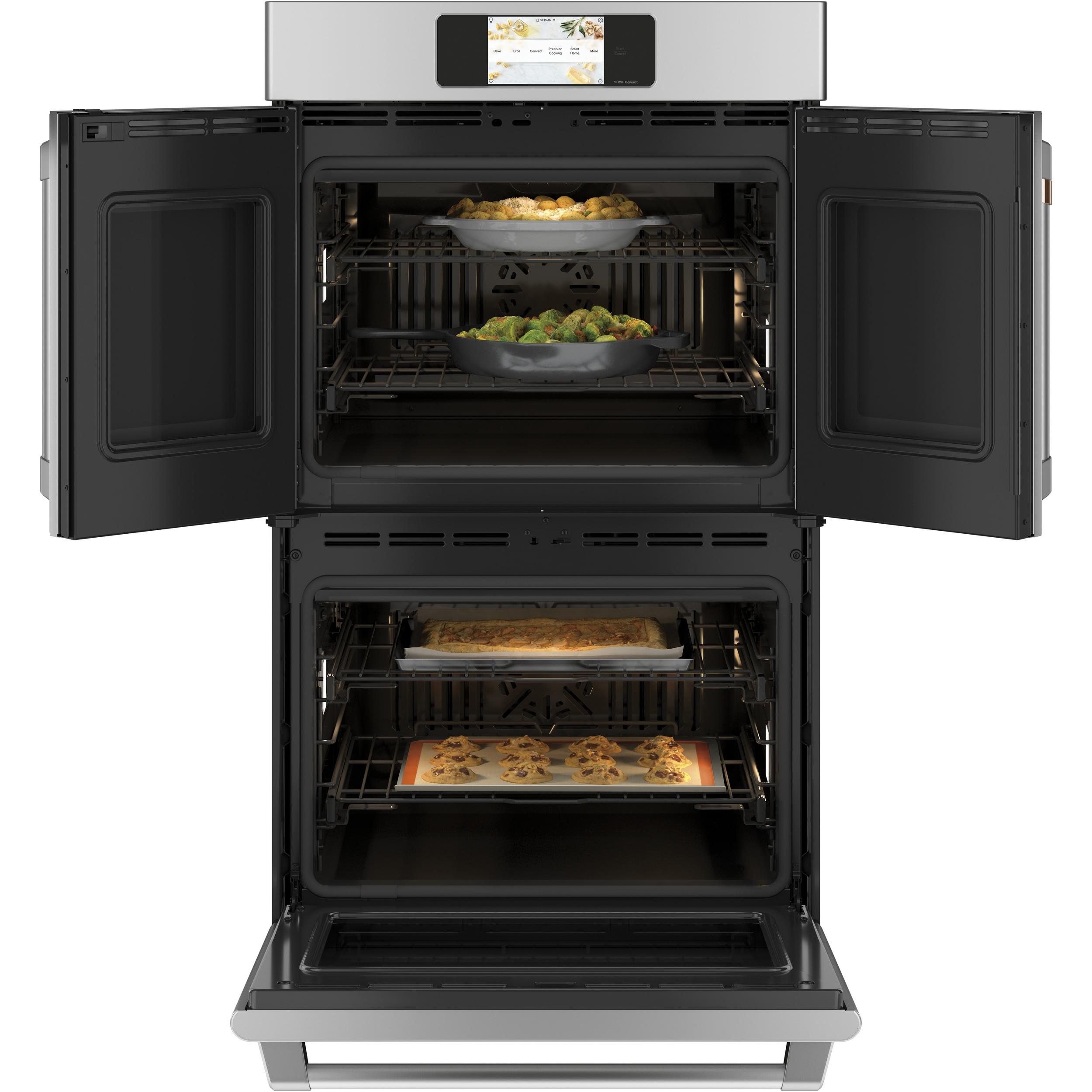 Caf¨¦ 30-inch, 10 cu. ft. Double Wall Oven with Convection CTD90FP2NS1