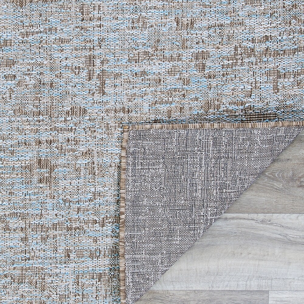 The Curated Nomad Federa Tan Indoor/ Outdoor Area Rug