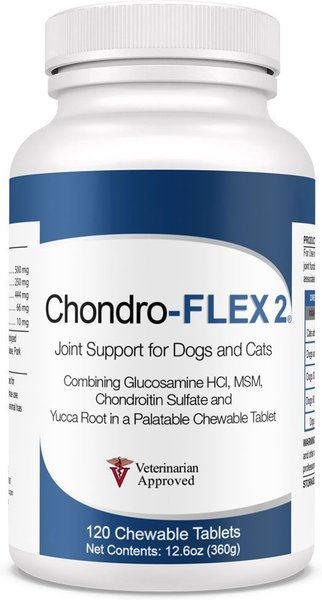 Chondro-FLEX II Chewable Tablet Joint Supplement for Dogs and Cats