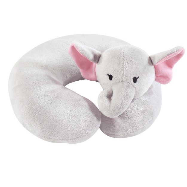 Hudson Baby Infant And Toddler Girl Neck Pillow Pretty Elephant One Size