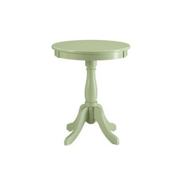 Benzara BM157300 Astonishing Side Table With Round...