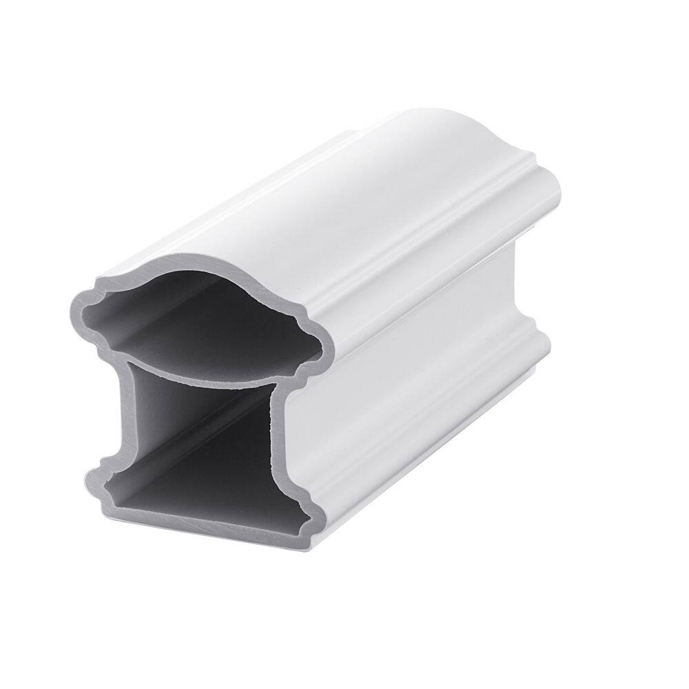 Fiberon 36in. x 3in. ArmorGuard Classic White Composite Stair Railing Kit SEC19 CWS 6KD HW