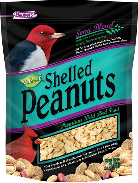 Brown's Song Blend Shelled Peanuts Wild Bird Food