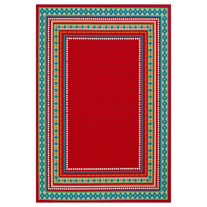 Sonoma Goods For Life® Framed Border Indoor Outdoor Rug