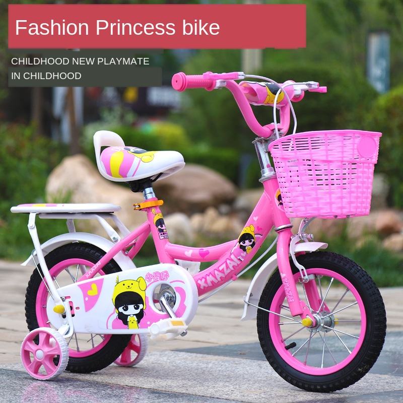 Kids Bicycle/colorful Kids Bikes with Back Rest Seat/kids Bicycle OEM Popular Cute Steel Kids Scooter 3 Wheel PVC Flashing Wheel