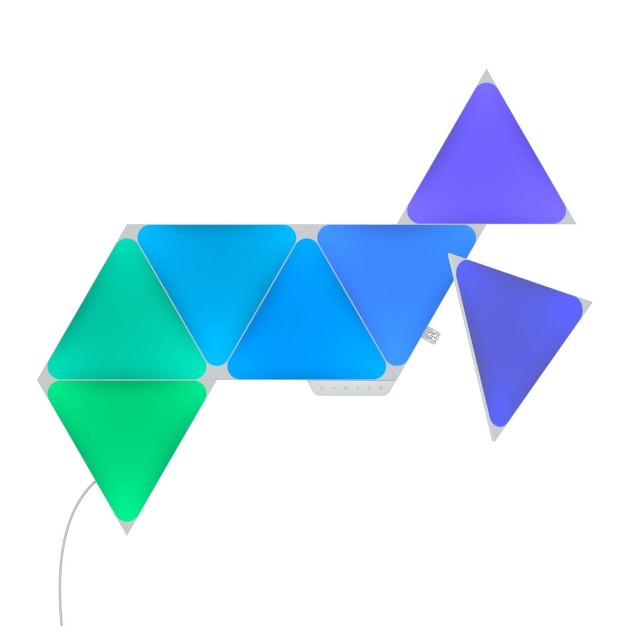 Nanoleaf 7pk Shapes Triangle Smarter Led Light Kit