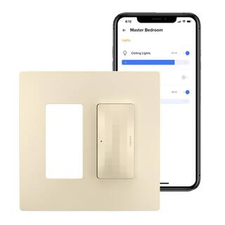 Legrand radiant with Netatmo Surface Mount Smart Gateway Hub Light Almond WNRH2LA