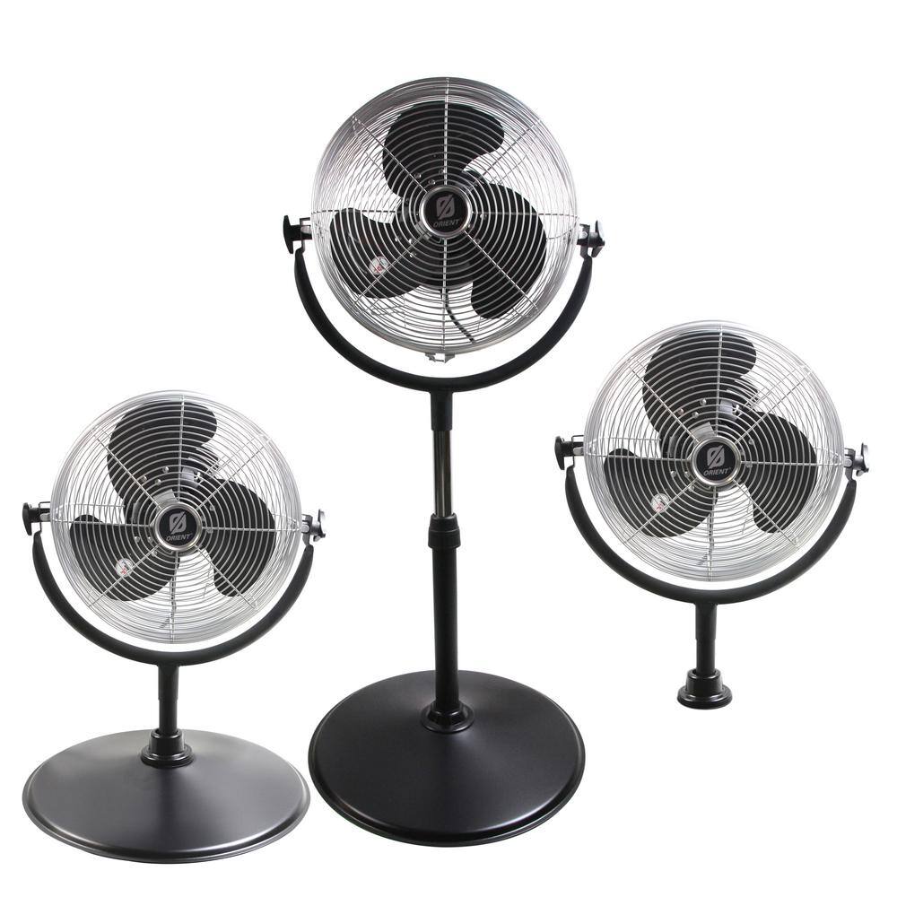 Orient 14 in. 3 Speed 3-in-1 Floor Fan with Internal Oscillation HVFF 14 INOSC