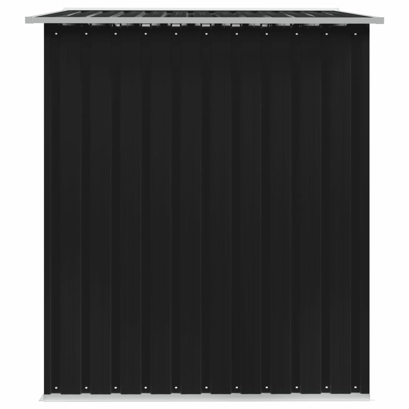 Lixada 6.73 x 8.43 ft. Garden Metal Storage Shed, Anthracite